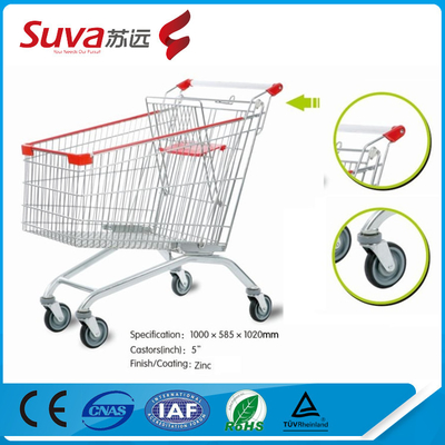 giant supermarket european shopping cart trolley french shopping trolley