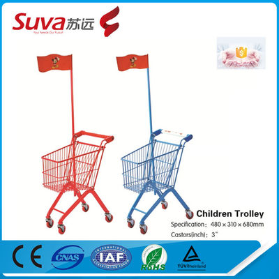 stuk speelgoed de theebus van het de Mandkarretje van het boodschappenwagentjewiel het winkelen de jonge geitjes van de karretjekar het winkelen karretje