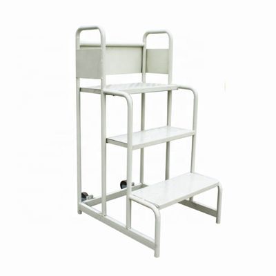 Van de de Ladderhand van het supermarktpakhuis de Vrachtwagenpoeder die de Multifunctionele Ladder van de Tredenvrachtwagen met een laag bedekken