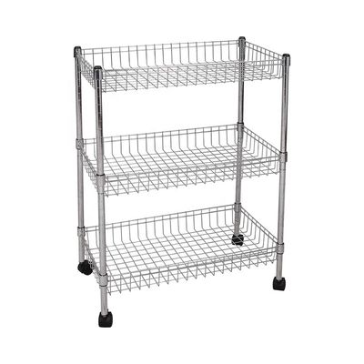 De Vertoning van de roestvrij staalopslag schort de Vertoningsrek op die van het Opslagmetaal Draadplank vouwen