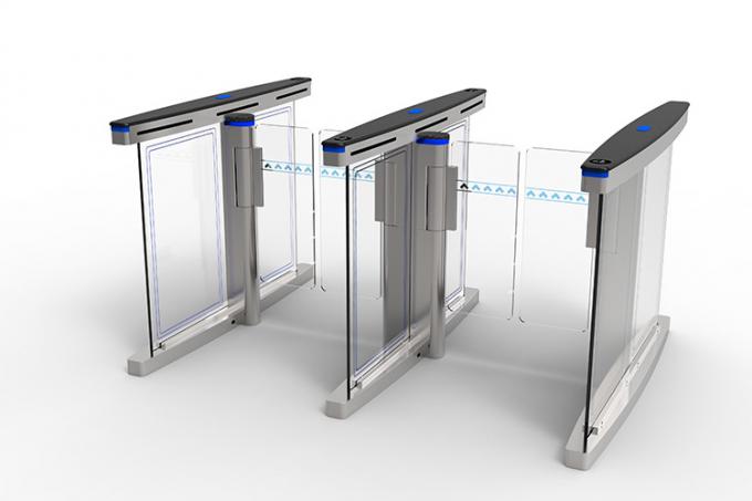 Voetcontrole Elektronische Turnstile de Barrièrepoort van de Glasschommeling